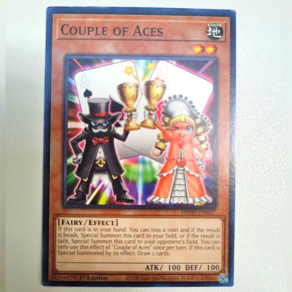 Photon Hypernova Couple of Aces PHHY-EN027 Fairy Level 2 Monster - Picture 1 of 2